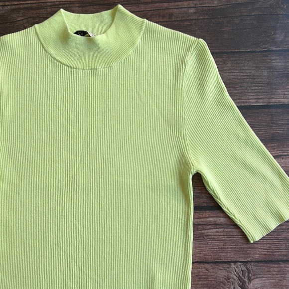 BEC & BRIDGE | Citrus Club Knit Tee in Key Lime - Picture 6 of 12